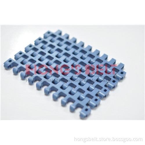 Hongsbelt Blue Color Fodo Grade Turning Modular Conveyor Belt (HS-500B)